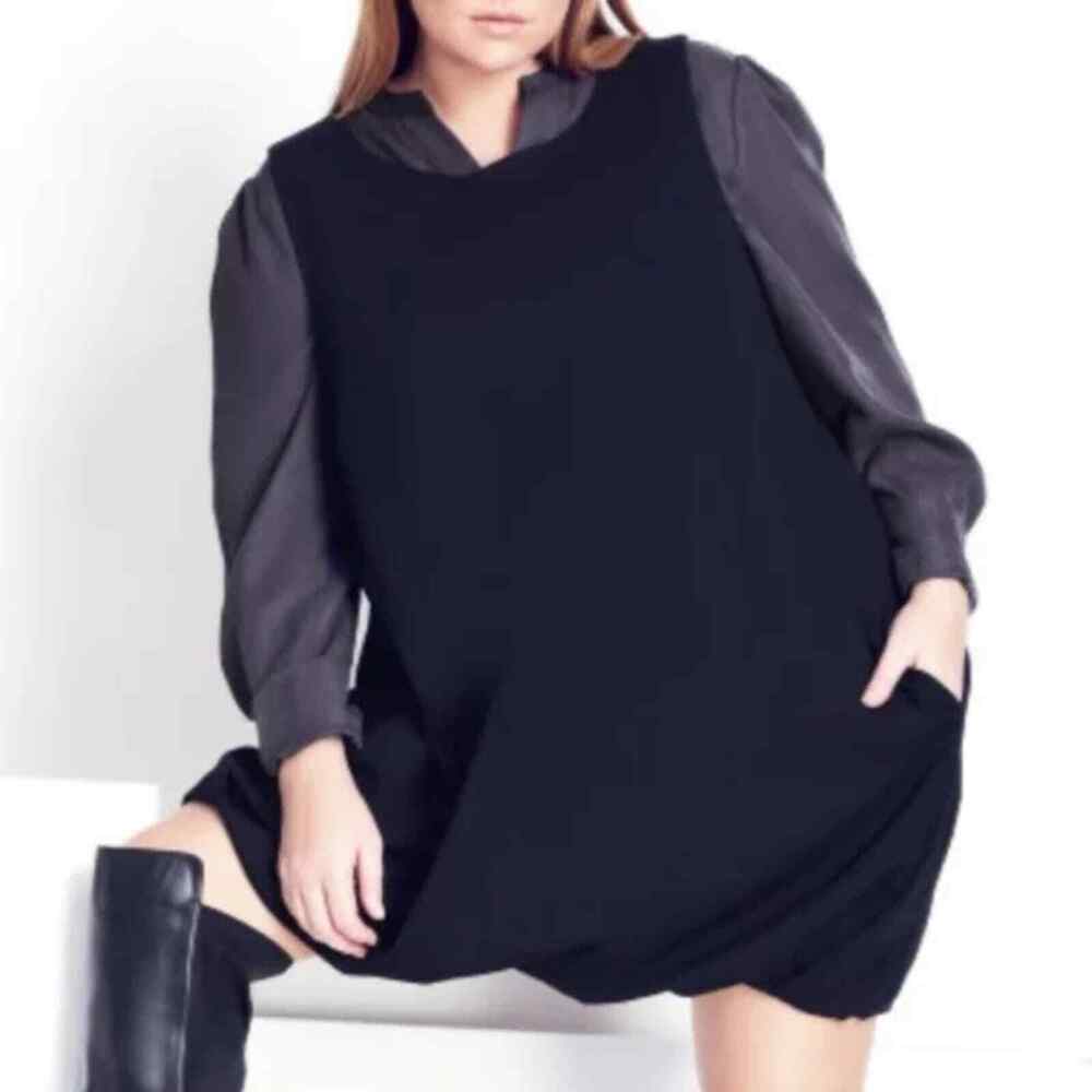 City Chic Refinity black bubble dress plus size XXL 24 NEW!!!!
